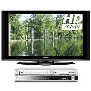 Panasonic Viera TH50PZ70B Plasma HD Ready Digital Television, 50 inch and Dvd/HDd Recorder/Vcr Combi