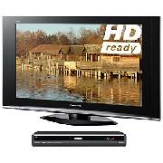 Panasonic Viera TX37LZD70 LCD HD Ready Digital Television, 37 inch and Dvd Recorder/ Digital Box